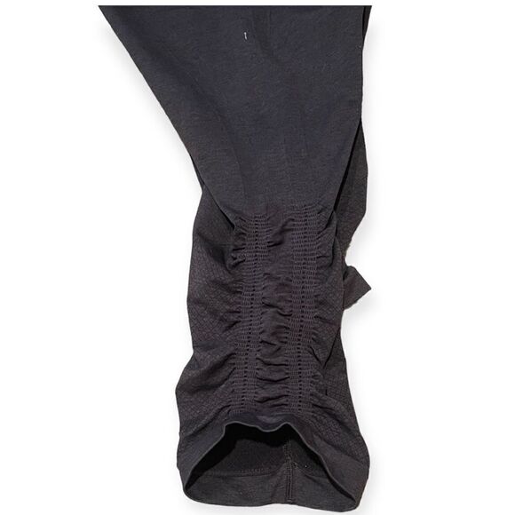 Lululemon Flow & Go Crop Yoga Pant High Waist Leggings Dark Heather Gray Sz 8 - Picture 5 of 10